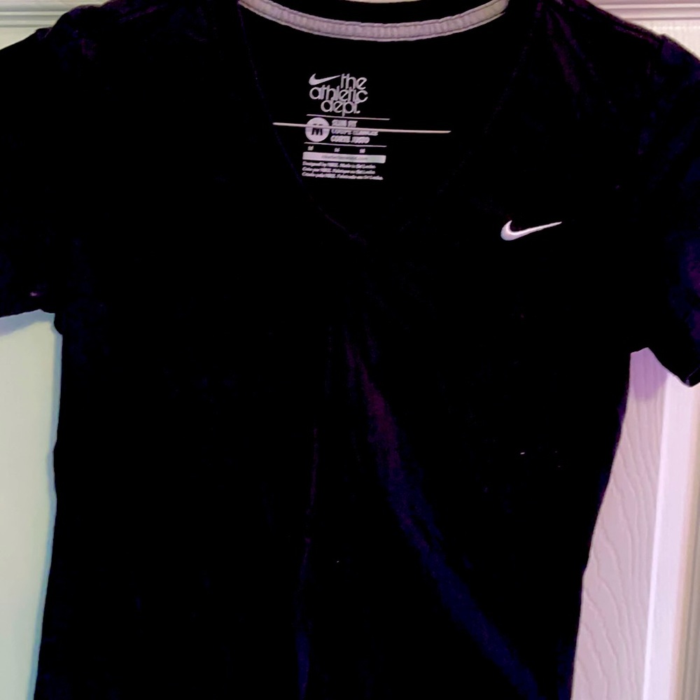 Euc nike black v neck T-shirt
